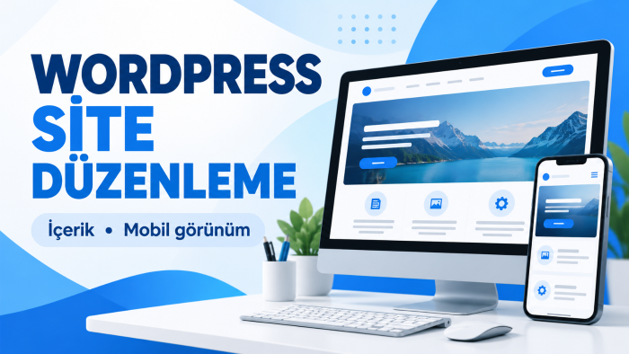 WordPress sitenizin bir sayfasını düzenlerim