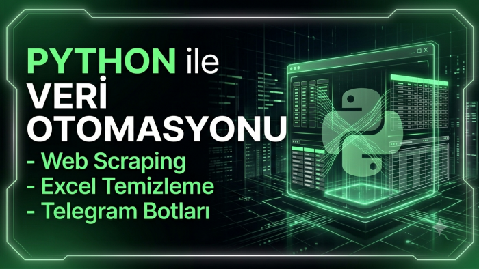 Python ile web scraping veri temizleme ve otomasyon yaparım