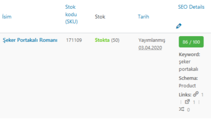 WooCommerce ürünlerinize SEO ayarı yapabilirim