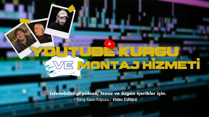 sizin stilinize uygun video içeriklerinin kurgusunu yaparım