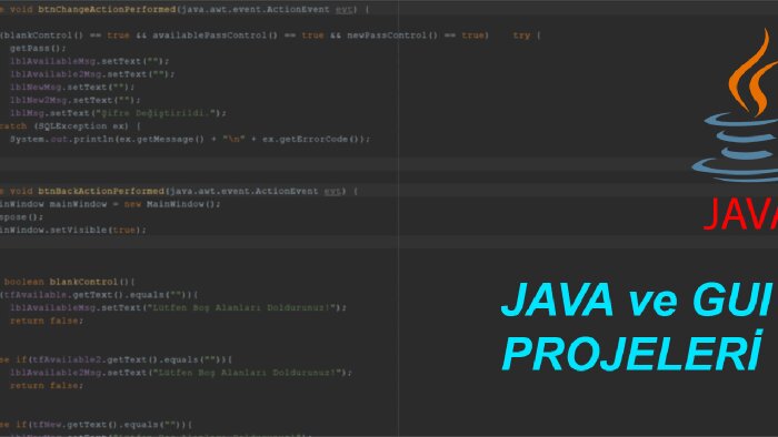  java projelerinizde sizlere yardım edebilirim