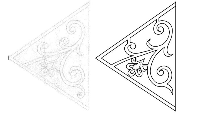desenlerinizi  lazer kesim için Corel, Ai de yeniden çizerim