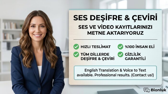 ses kayıtlarınızı ve videolarınızı metne dönüştürürüm