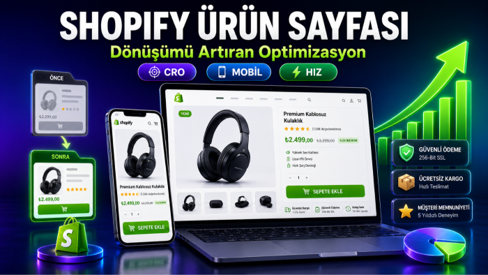 kurumsal siteler için DataLayer ve dönüşüm takibi kurarım