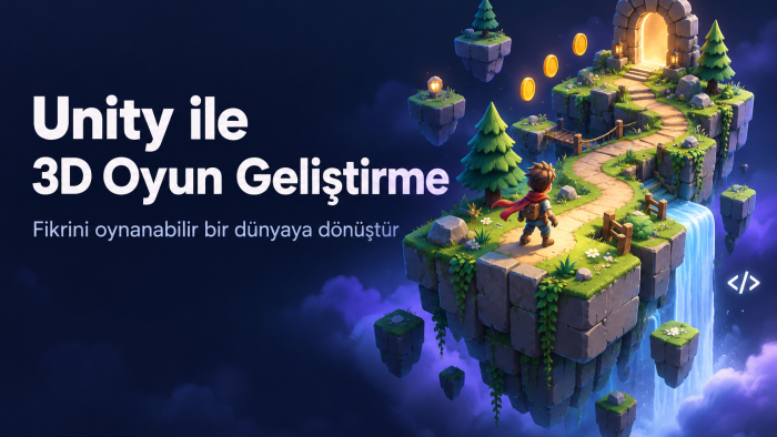 Unity ile fikrinize özel 3D oyun geliştiririm