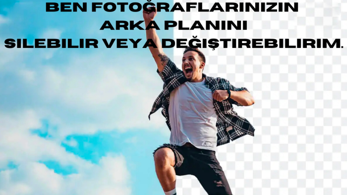 arka plan düzenlemesi ve silme işlemi yapabilirim