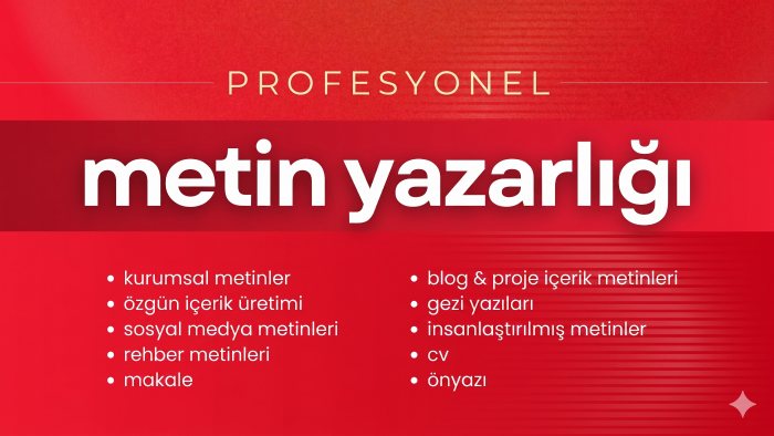 sizin için özgün ve SEO odaklı içerikler üretebilirim