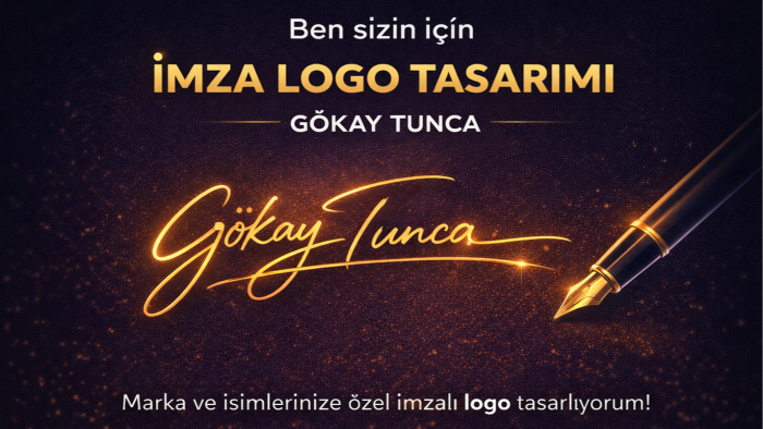 markanız için özgün ve şık imza logo tasarlıyorum