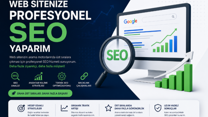 web sitenize profesyonel şekilde seo yaparım