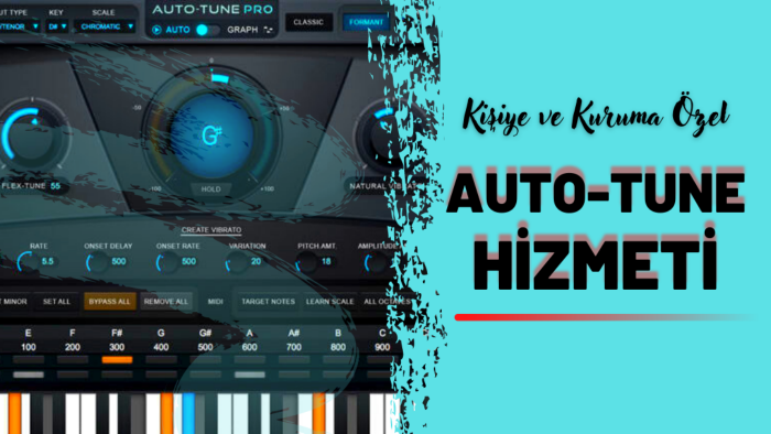 sizler için sesinize Auto-Tune efektleri verebilirim