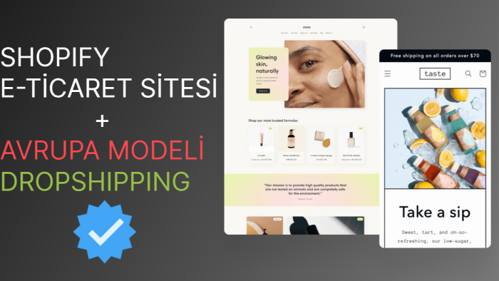 shopify ile dropshipping e-ticaret siteni oluşturabilirim