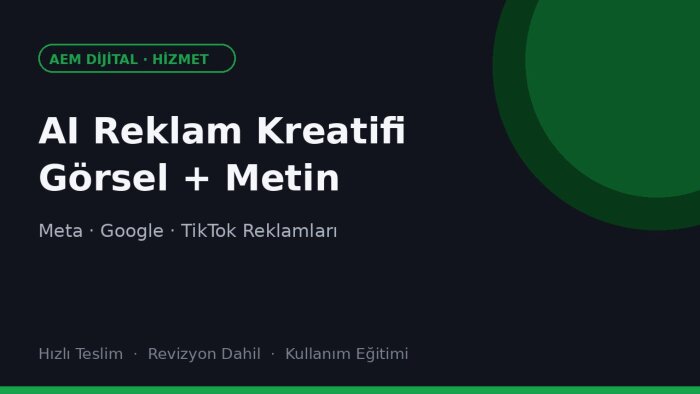 yapay zekayla reklam görselleri ve metinleri hazırlarım