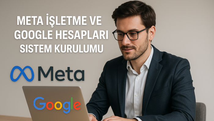 meta işletme ve google hesaplarını entegre şekilde kuruyorum