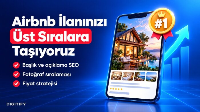 Airbnb ilanınızı SEO ile üst sıralara taşırım