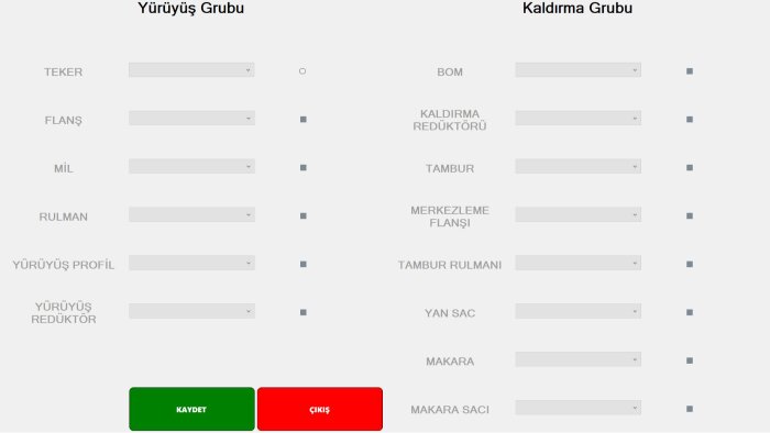 firmalar için üretim takip yazılımı yapıyorum