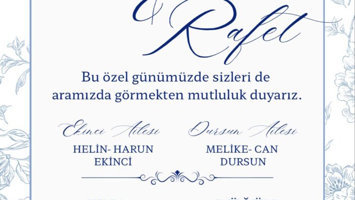uzmanım davetiye ve etiket hazırlarım