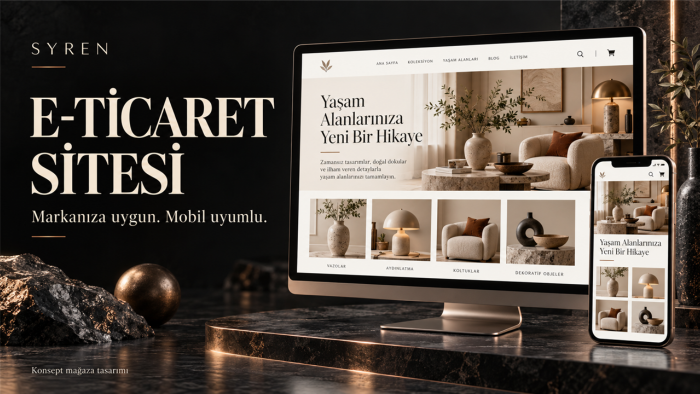 markanıza özel e-ticaret sitesi hazırlayabilirim
