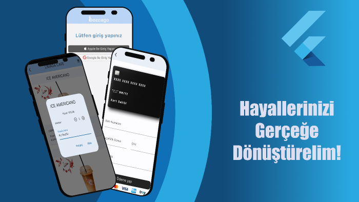 hayalinizdeki uygulamayı Flutter ile yazabilirim