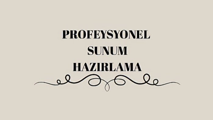 dikkat çekici PowerPoint sunumlarınızı hazırlayabilirim