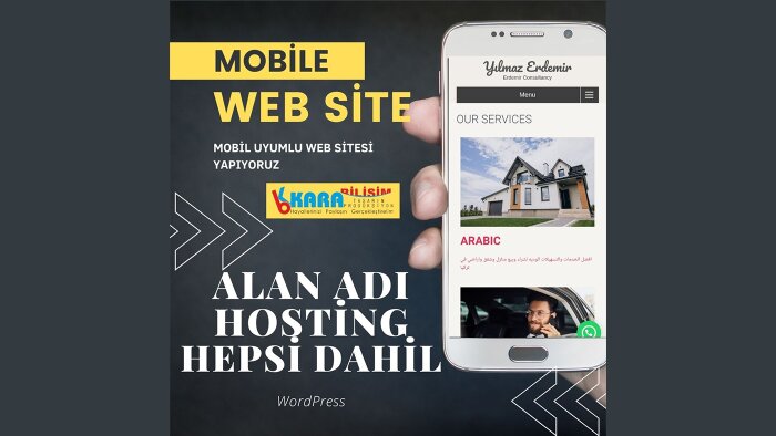 web sitenizi tam bir şekilde yaparım