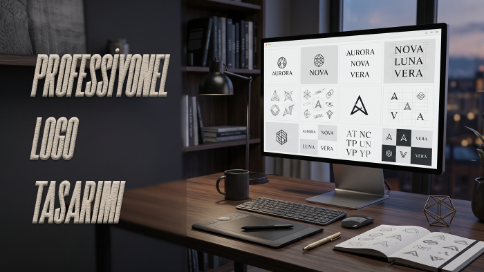 ihtiyaca yönelik modern logo tasarımı yapıyorum