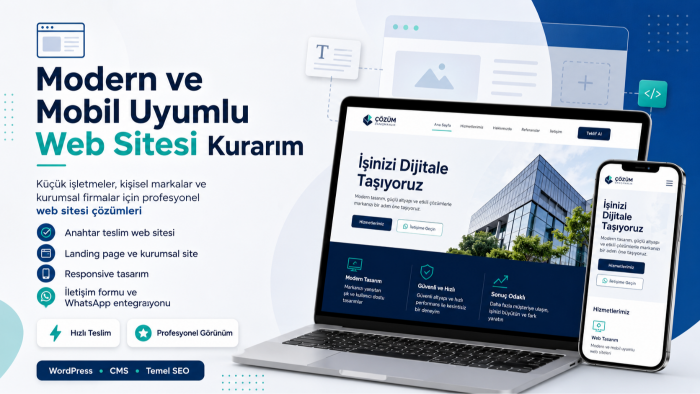 modern landing page tasarımı hazırlarım