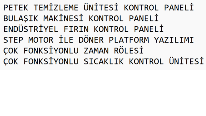 STM32 için gömülü yazılım yapabilirim