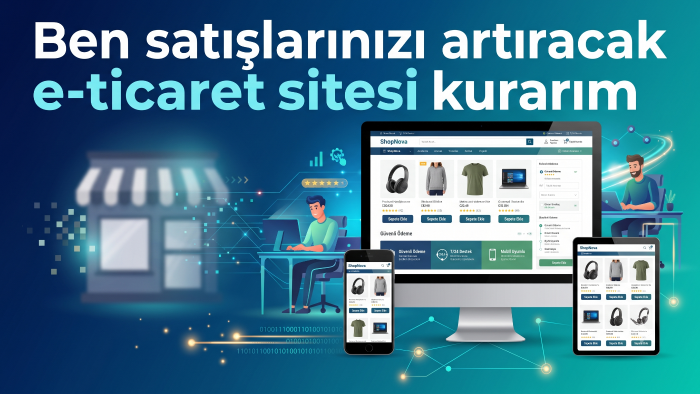 satışlarınızı artıracak e-ticaret sitenizi kurarım