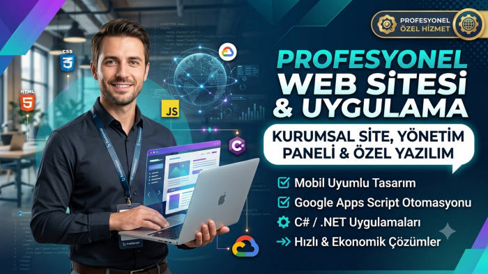 ihtiyaçlarınıza özel website, yönetim ve web uyg. geliştirim