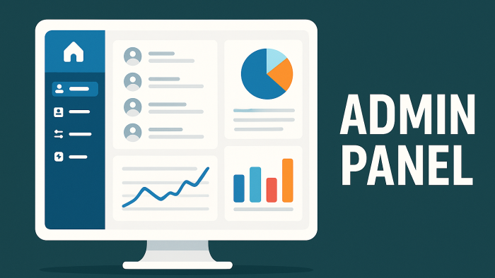 yönetilebilir bir admin panel geliştiririm