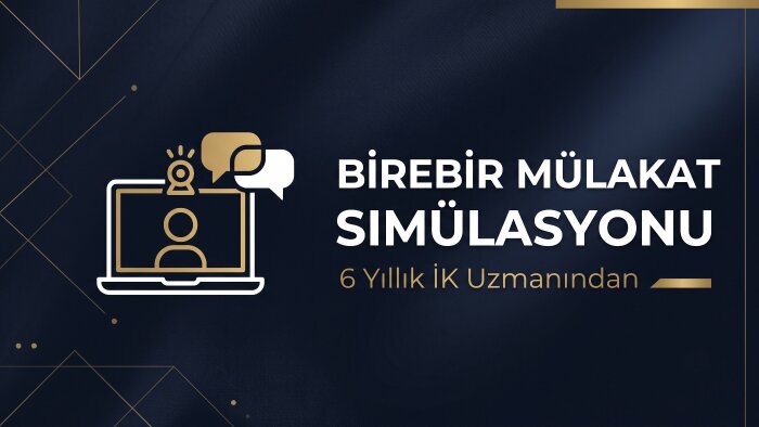 6 yıllık İK uzmanıyım, sizi mülakata hazırlarım