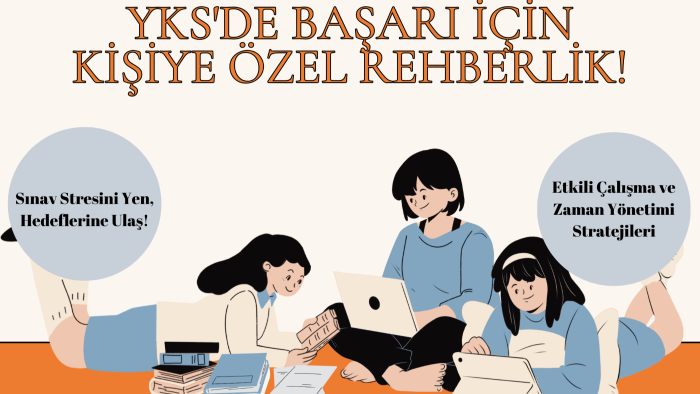 öğrencilere YKS hazırlık sürecinde rehberlik ediyorum