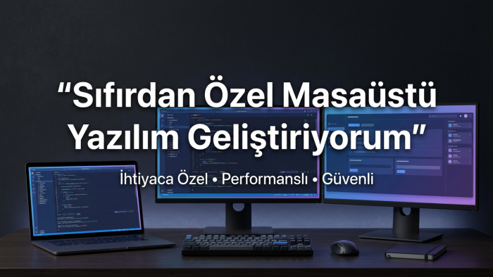 windows için sıfırdan özel yazılım geliştiririm
