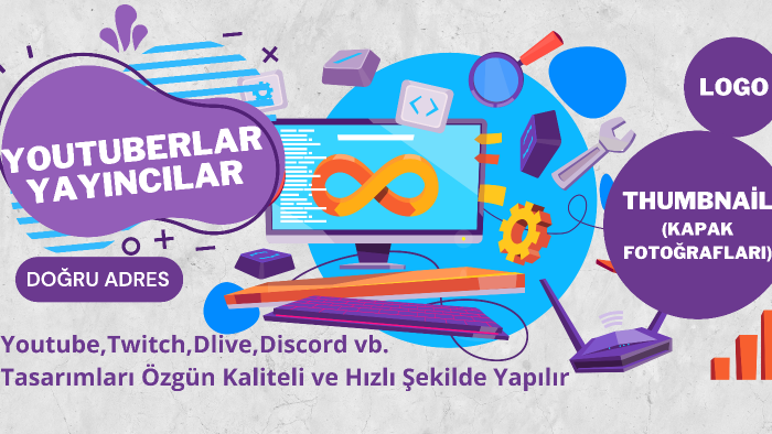 içerik üreticiler için tasarımlar hazırlarım