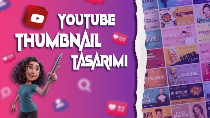 dikkat çeken ve konuya uygun tasarımlar yaparım