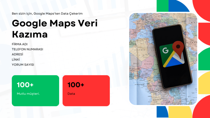 Google haritalar üzerinden data çekerim