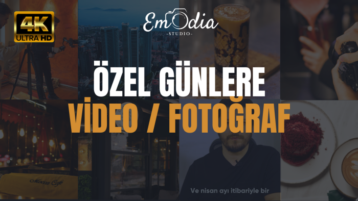 özel günlerinizde video fotoğraf çekerim