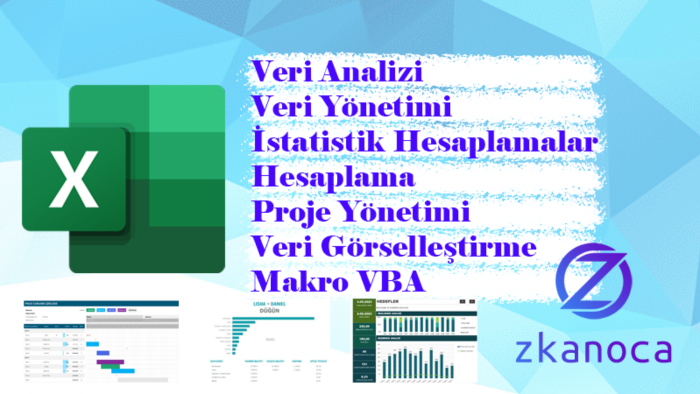 Excel'de tüm işlemlerinizi gerçekleştirebilirim