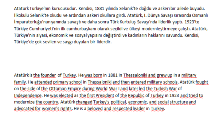 güvenilir ve iyi bir çeviri sunacağım