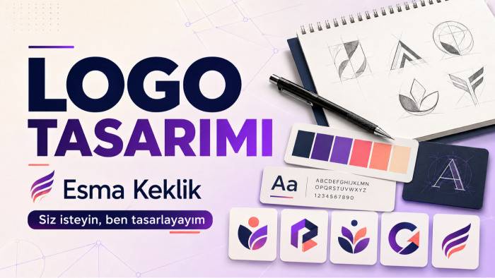 istediğiniz her türlü logoyu tasarlayabilirim