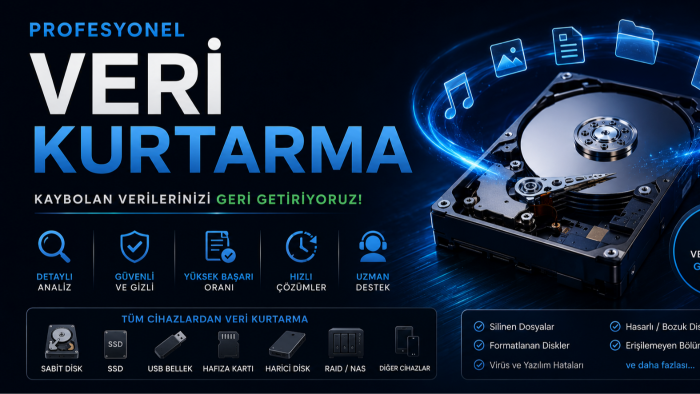 veri kurtarma işi yapabilirim