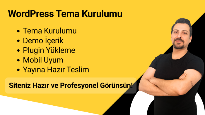 profesyonel wordpress tema kurulumu yaparım