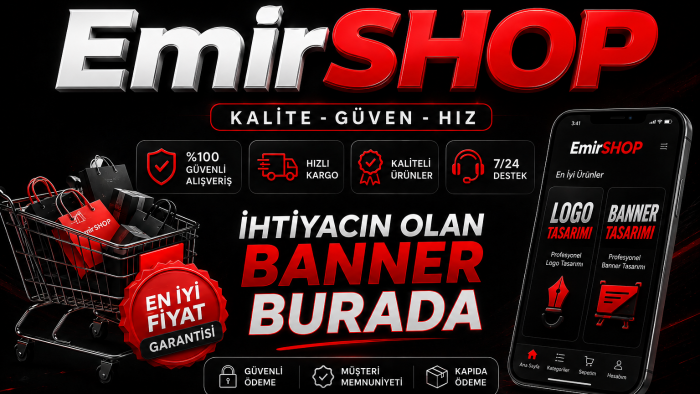 sizin için youtube ve twitch alanı için banner yapabilirim