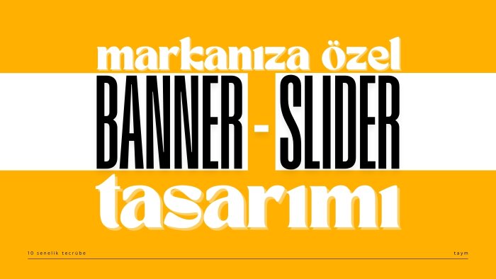 e-ticaret sitenize profesyonel banner - slider tasarlıyorum