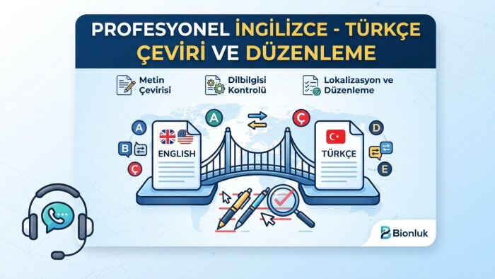 İngilizce-Türkçe çeviri yapıyorum