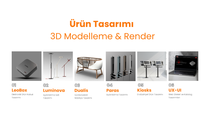 sizin için ürün tasarımı yapabilirim