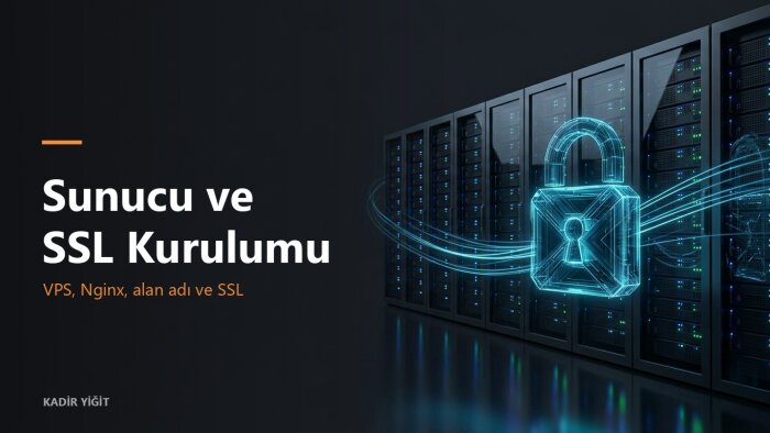 sitenizi sunucuya kurar, alan adı ve SSL ayarlarını yaparım
