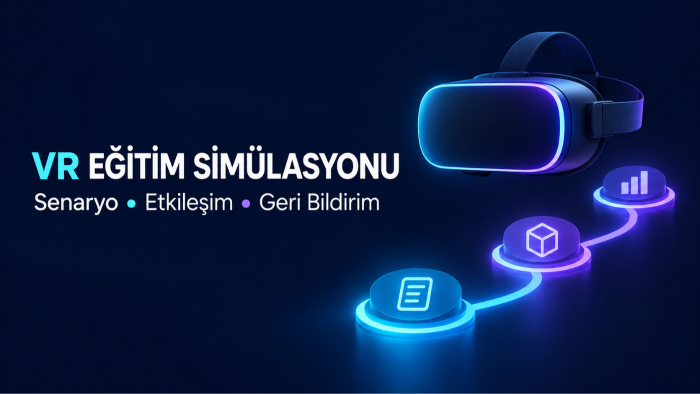 VR eğitim ve uygulama simülasyonu geliştirebilirim