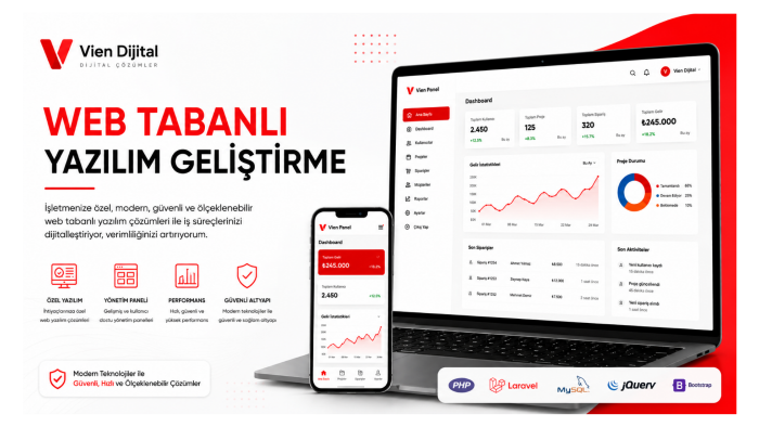 size özel web tabanlı yazılım geliştiririm