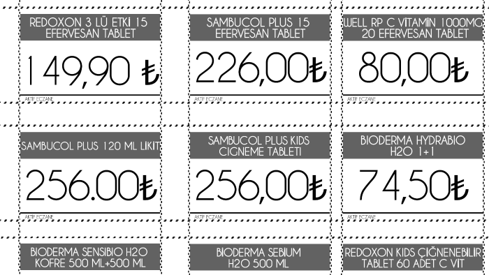 eczaneniz için uygun fiyat etiketi tasarlayabilirim